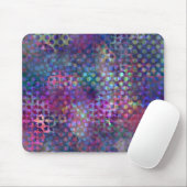 Tapis De Souris Art numérique abstrait multicolore (Avec souris)
