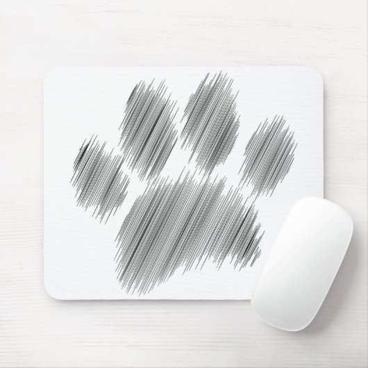 Tapis De Souris Art numérique crayon croisé chien (Avec souris)