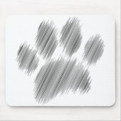 Tapis De Souris Art numérique crayon croisé chien (Devant)