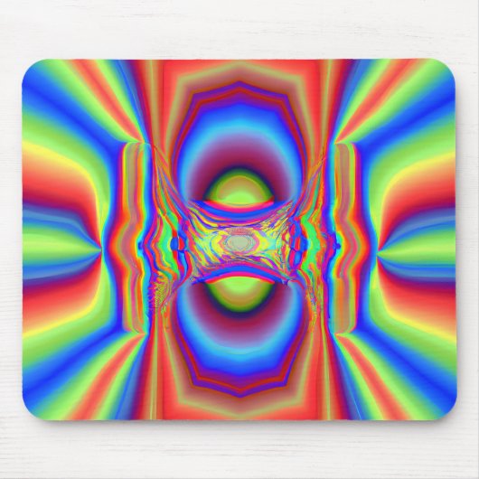 Tapis De Souris Art numérique d'intersection dimensionnelle (Devant)