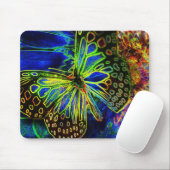 Tapis De Souris Art numérique Mousepad de papillon (Avec souris)