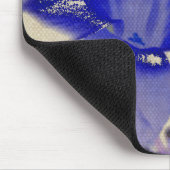 Tapis De Souris Art numérique pourpre Mousepad de fleur (Coin)