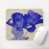 Tapis De Souris Art numérique pourpre Mousepad de fleur (Avec souris)
