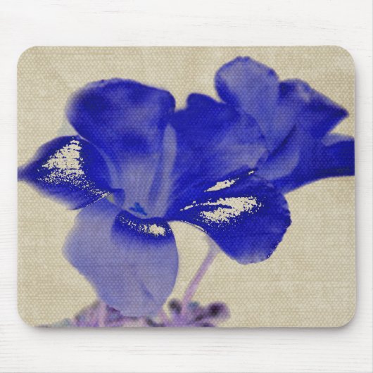 Tapis De Souris Art numérique pourpre Mousepad de fleur (Devant)