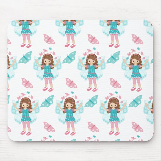 Tapis De Souris Art papillon (Devant)
