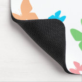 Tapis De Souris Art papillon coloré (Coin)