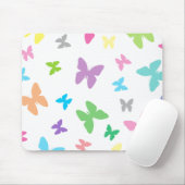 Tapis De Souris Art papillon coloré (Avec souris)