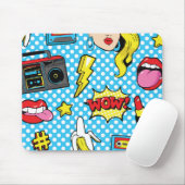 Tapis De Souris Art Pop moderne (Avec souris)