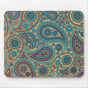 Tapis De Souris Art psychédélique paisley