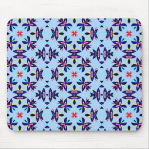 Tapis De Souris Art rétro Motif bleu