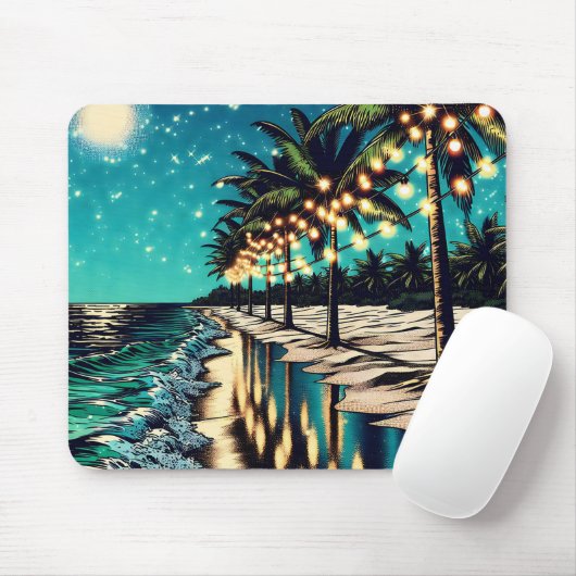 Tapis De Souris Art Romantique Plutôt Côtier (Avec souris)