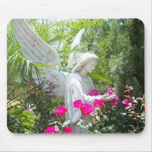 Tapis De Souris Art tropical de photo de MousePad de jardin d'ange