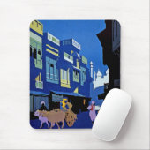 Tapis de souris Art vintage Inde (Avec souris)