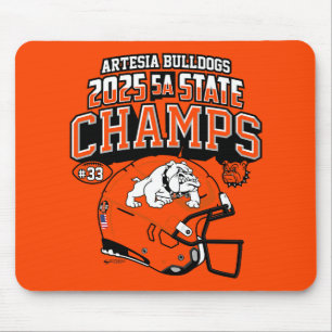 Tapis de souris Artesia Bulldogs 2025 State Champs