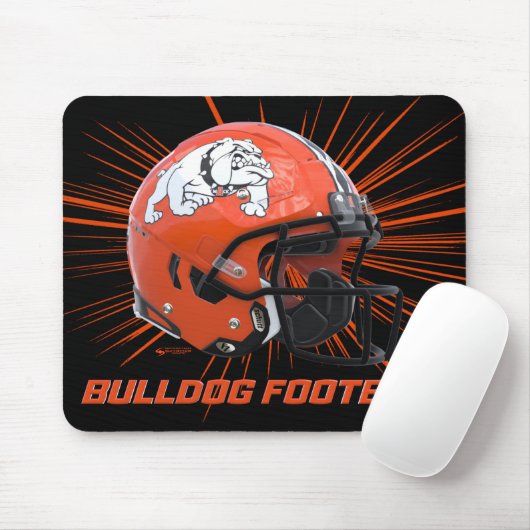 Tapis De Souris Artesia Bulldogs Football Helmet Mouse Pad (Avec souris)
