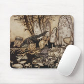 Tapis De Souris Arthur Rackham | Peter Pan dans des jardins de (Avec souris)