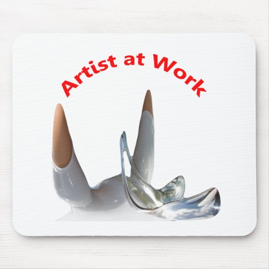 Tapis De Souris Artiste au travail (Devant)