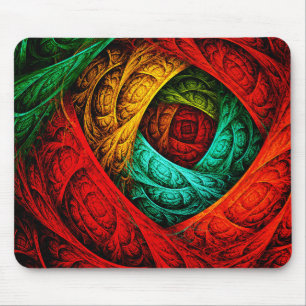 Tapis De Souris Artiste coloré moderne Art Abstrait Motif #09