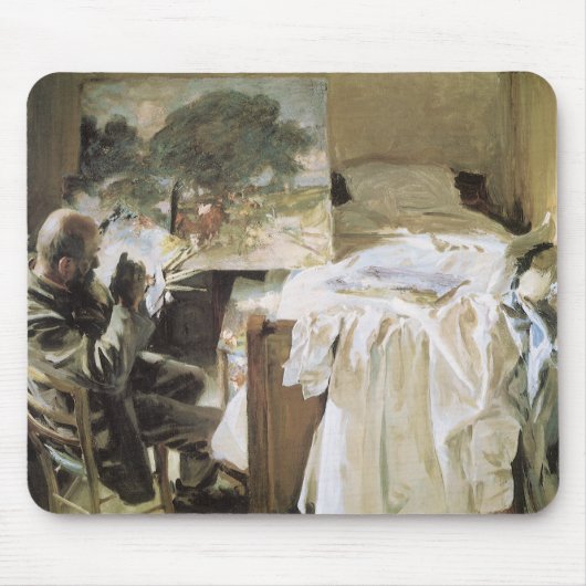 Tapis De Souris Artiste dans son studio par John Singer Sargent (Devant)