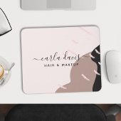 Tapis De Souris Artiste de maquillage chic et Abstrait moderne