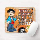Tapis De Souris Artiste du tatouage (Avec souris)