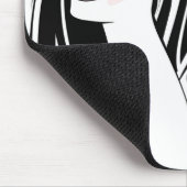 Tapis De Souris Artiste maquillage Femme Face longs cils marque (Coin)