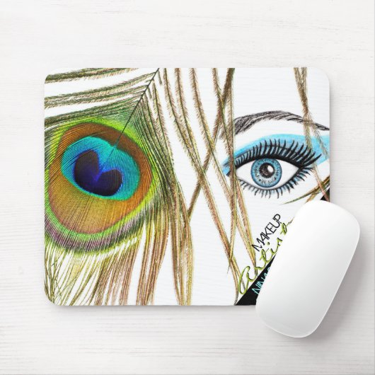Tapis De Souris Artiste maquillage Mousepad (Avec souris)