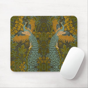 Tapis De Souris Arts and Crafts Walter Crane Motif Paon