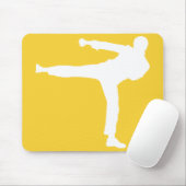 Tapis De Souris Arts martiaux jaunes (Avec souris)