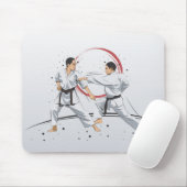Tapis De Souris Arts martiaux Karate Combat Combattez ou Sparring (Avec souris)