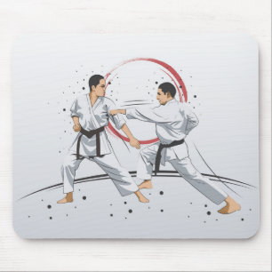 Tapis De Souris Arts martiaux Karate Combat Combattez ou Sparring