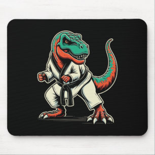 Tapis De Souris Arts Martiaux Karaté Taekwondo Dinosaure T-rex