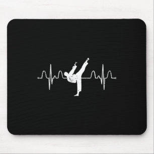 Tapis De Souris Arts Martiaux Karatéiste Heartbeat Comt Sport Athl