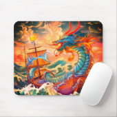 Tapis De Souris Artsy Dragon (Avec souris)