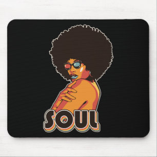 Tapis De Souris Artsy Femmes Funk Costume les années 70 Vintage Af