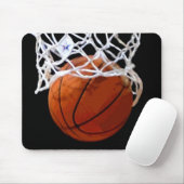 Tapis De Souris Artwork de basket-ball de boule Mousepad (Avec souris)