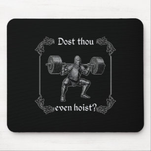 Tapis De Souris As-Tu Même Hisser _ Mème de Gym Drôle, Gym Médiéva