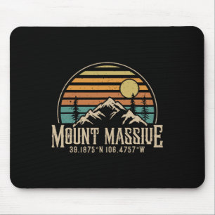 Tapis De Souris Ascension du Mt. Mive Colorado Randonnée Montagne 