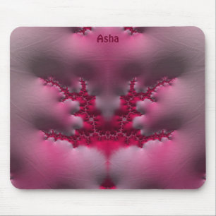 Tapis De Souris ASHA ~ Rose et Blanc