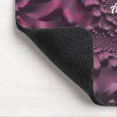 Tapis De Souris ASHER ~ 3D rose et violet de souris (Coin)
