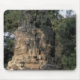 Tapis De Souris Asie, Cambodge, Siem Reap. Imposantes sculptures e