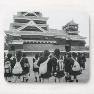 Tapis De Souris Asie, Japon, Kumamoto. Écoliers à