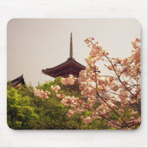 Tapis De Souris Asie, Japon, Kyoto, temple Kiyomizu au printemps