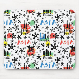 Tapis De Souris Asie Motif des symboles