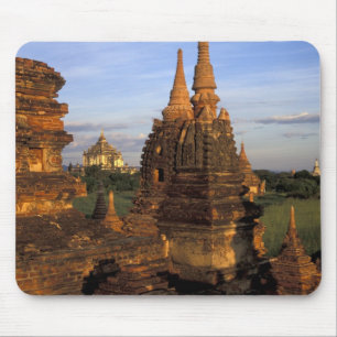 Tapis De Souris Asie, Myanmar, Bagan. Anciens temples et