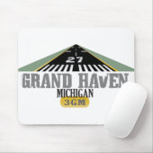 Tapis De Souris Asile grand MI - piste d'aéroport (Avec souris)