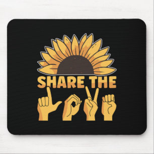 Tapis De Souris ASL American Sign Language Share The Love Awards