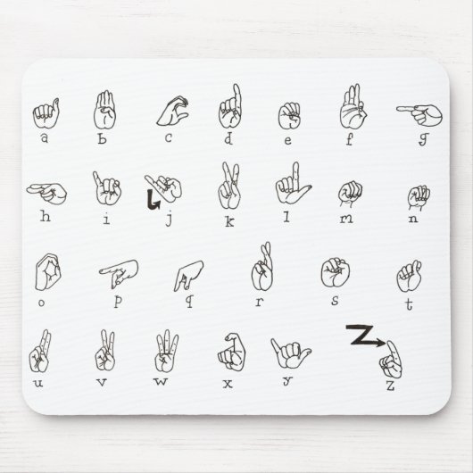 Tapis De Souris ASL Mousepad (Devant)