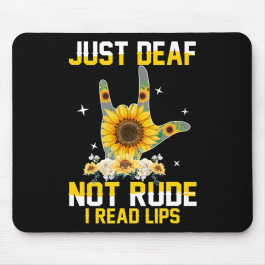 Tapis De Souris ASL Sign (Devant)