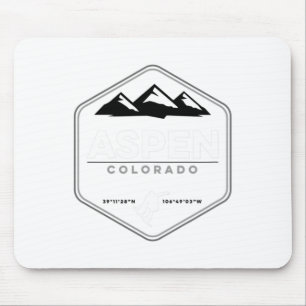 Tapis De Souris Aspen Colorado Snowboard T